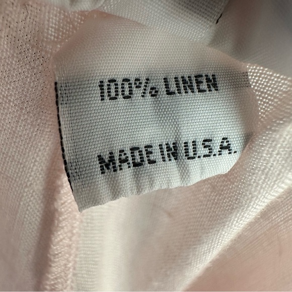 Bryn Walker 100% Linen Bloomer Pant Womens Small Light Pink High Rise Ruffle Hem - Picture 12 of 13